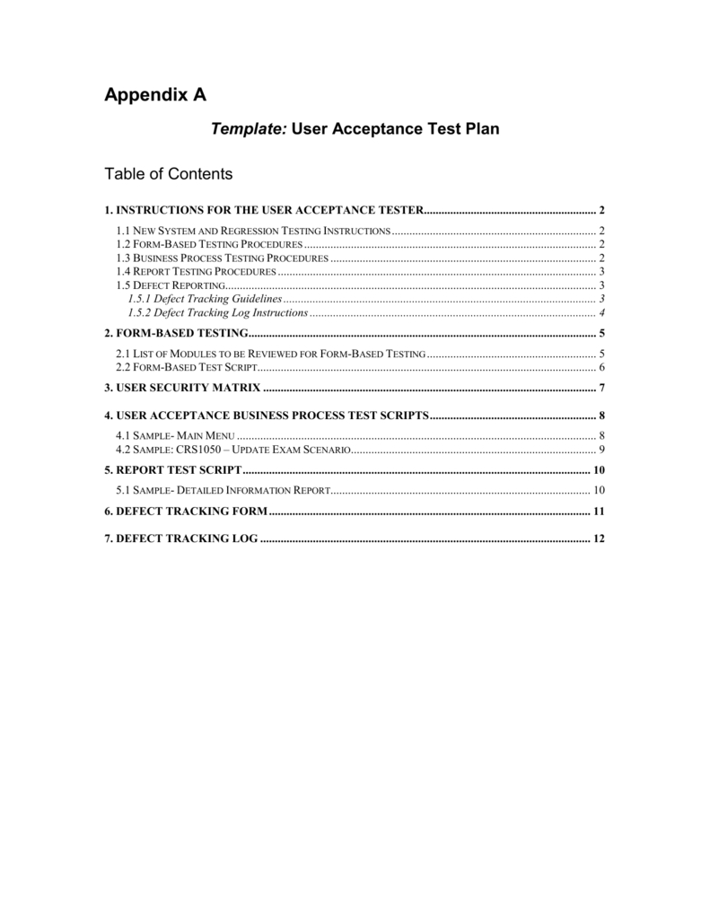 Moe Uat Template Intended For User Acceptance Testing Feedback Report Template