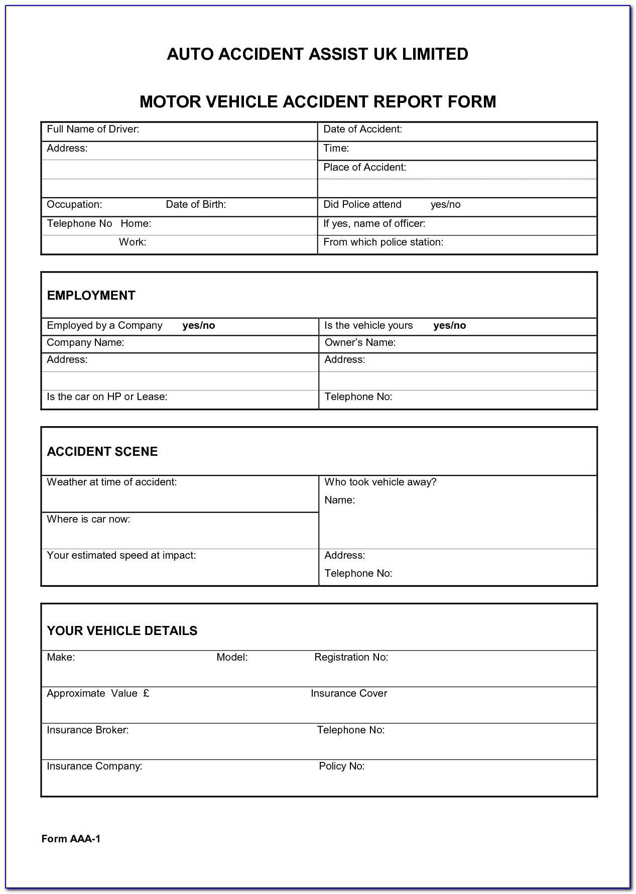 Ncr Report Template Cool Best S Of Accident Form Template In With Regard To Ncr Report Template