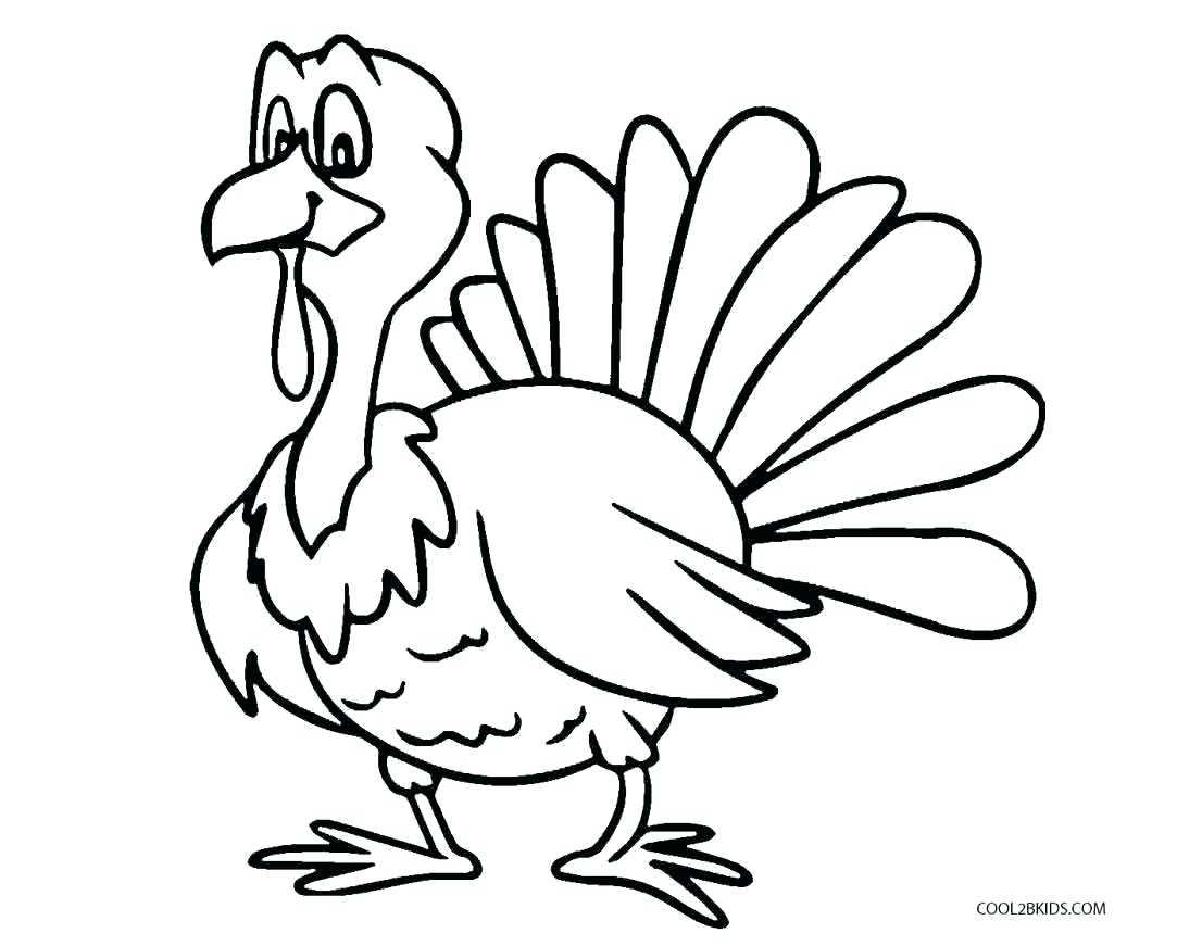 New Coloring Pages : Printable Thanksgiving Turkey Free Inside Blank Turkey Template