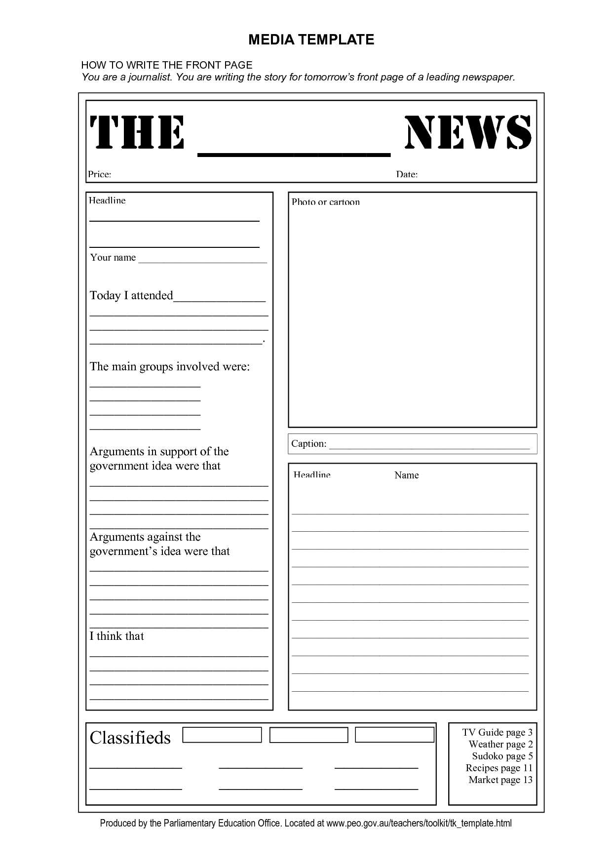 Newspaper Report Template Word – Raptor.redmini.co Within Science