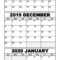 November 2019 To January 2020 Calendar Template – 2019 With Regard To Blank Activity Calendar Template