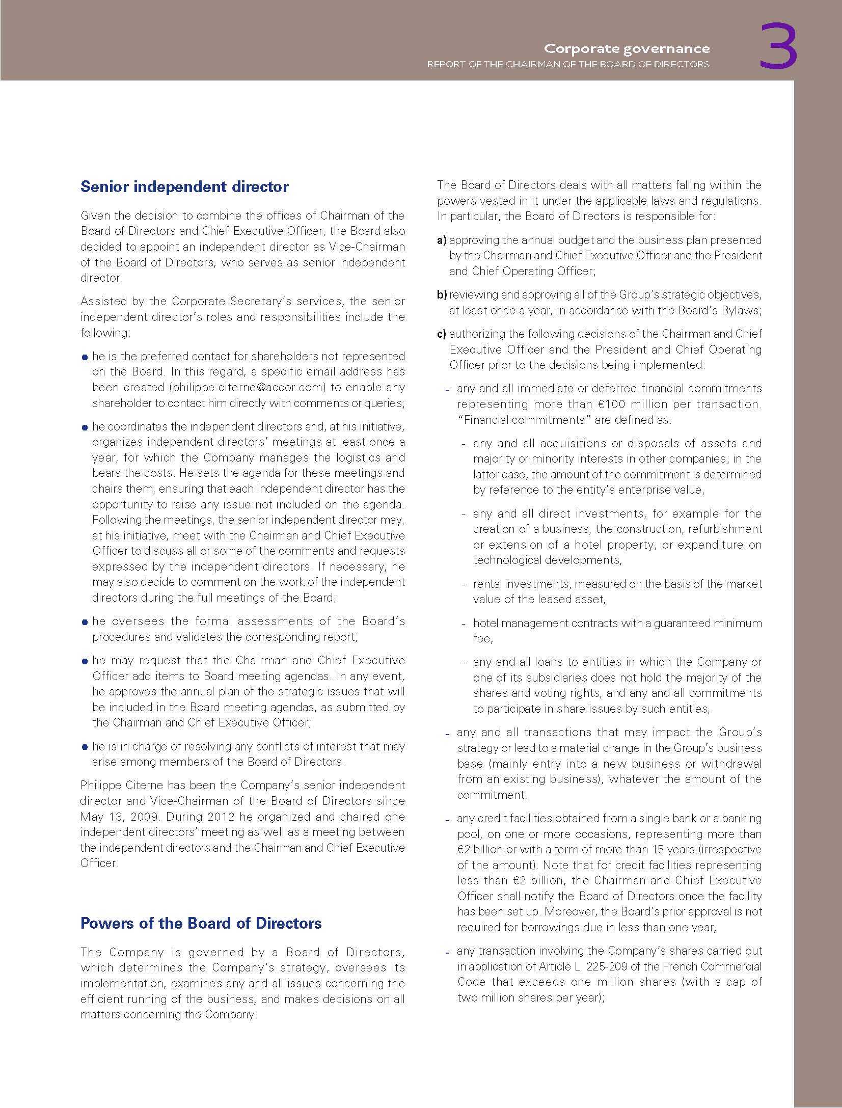 Page 96 – 3.2. Report Of The Chairman Of The Board Of Within Chairman's Annual Report Template