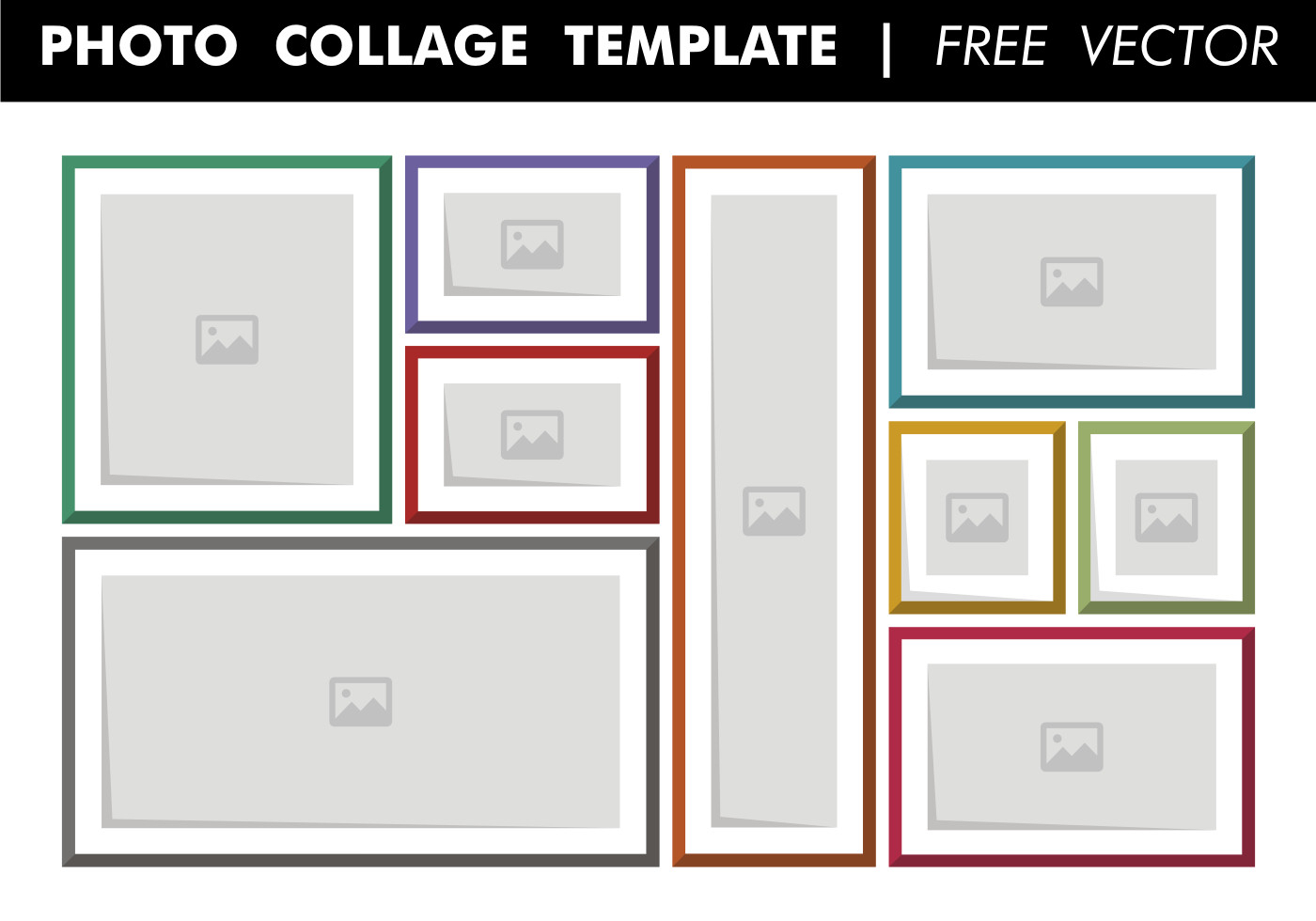 Picture Collage Template Free Awesome Collage Template Free Pertaining To Free Word Collage Template