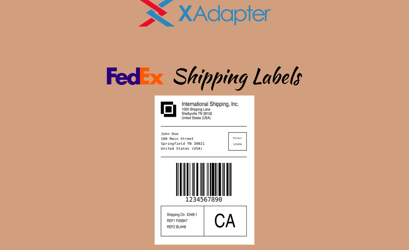 Print Woocommerce Fedex Shipping Labels In Multiple Sizes Throughout Fedex Label Template Word