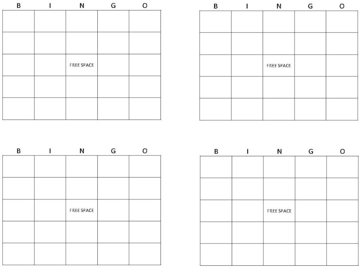 Printable Bingo Cards | Get Bingo Cards Here With Regard To Blank Bingo Card Template Microsoft Word