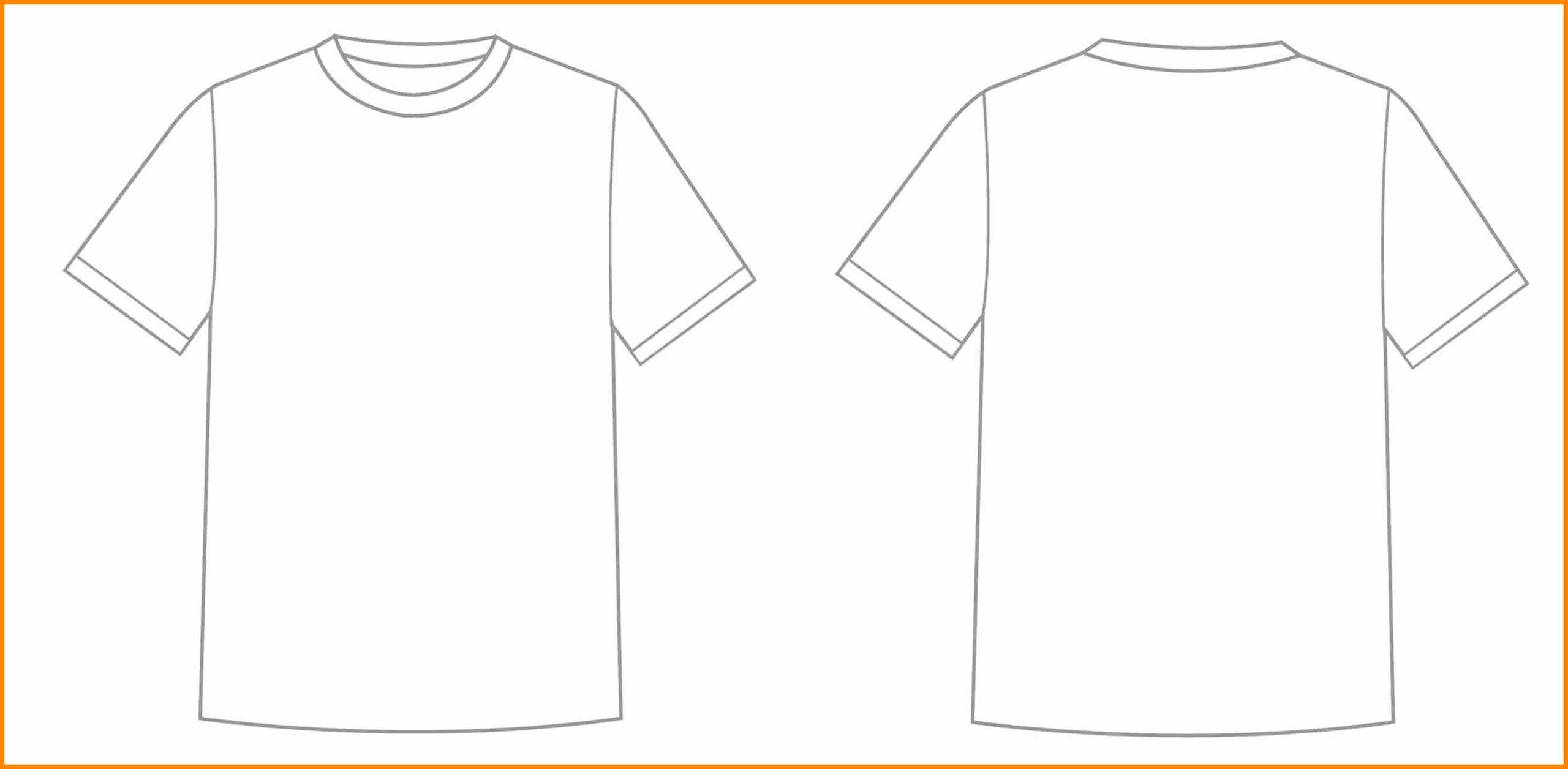 Printable Blank Tshirt Template – C Punkt With Regard To Blank Tshirt Template Printable