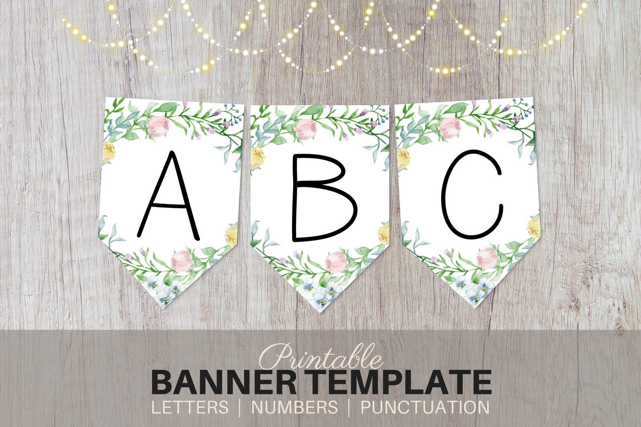 Printable Custom Banner Template – Spring Floral Roses – Personalized  Banner Pdf Bridal Shower, Birthday, Baby Shower, Party With Bride To Be Banner Template