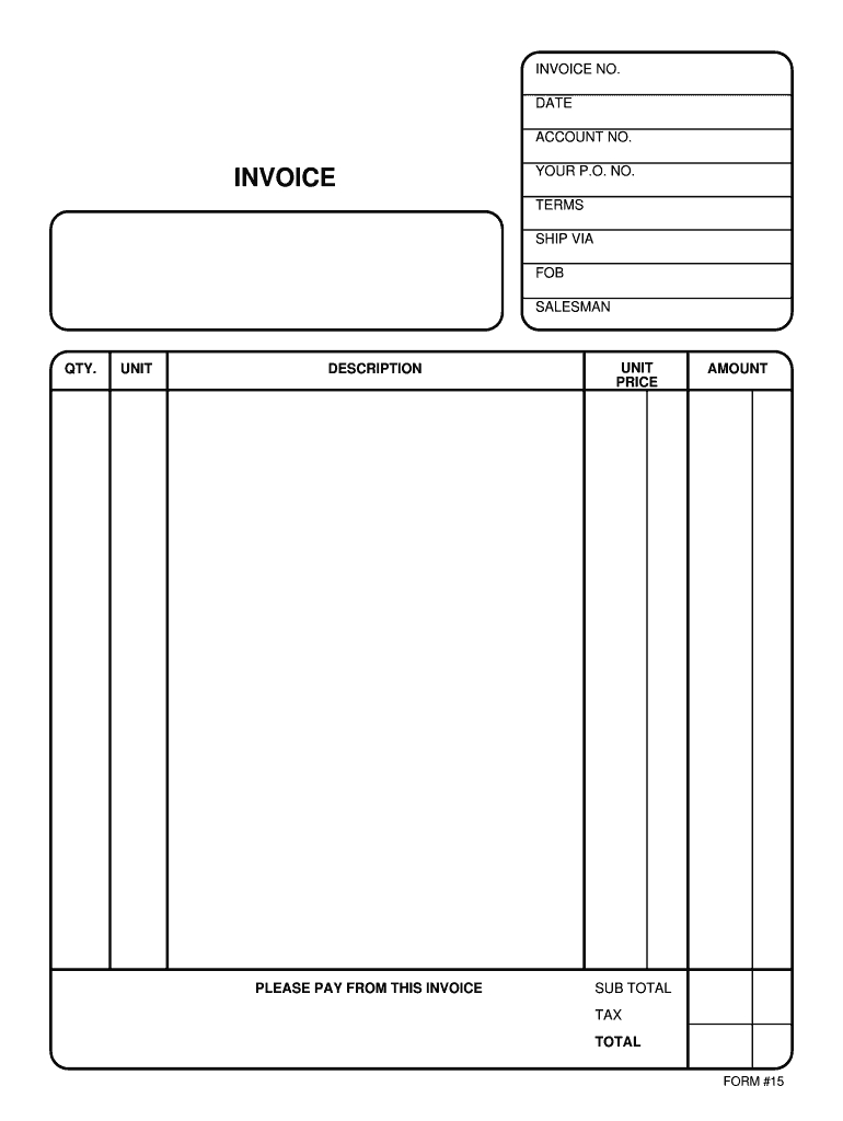 Printable Invoice Pdf – Horizonconsulting.co Throughout Free Printable Invoice Template Microsoft Word