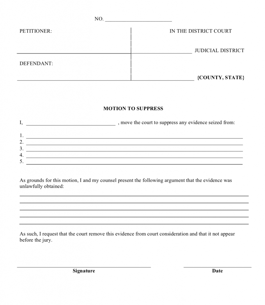 Printable Legal Forms And Templates | Free Printables In Blank Legal Document Template