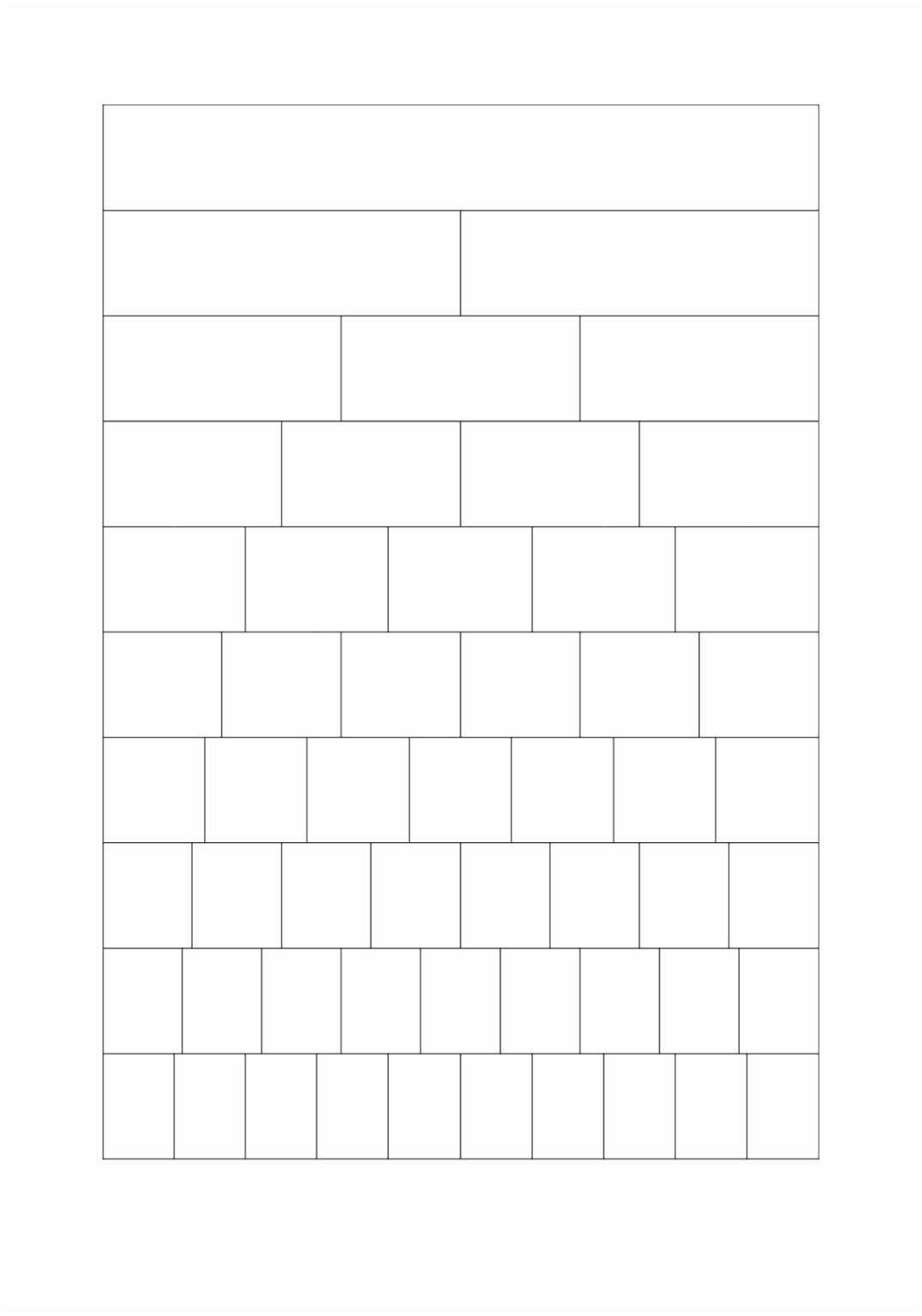 Blank Word Wall Template Free