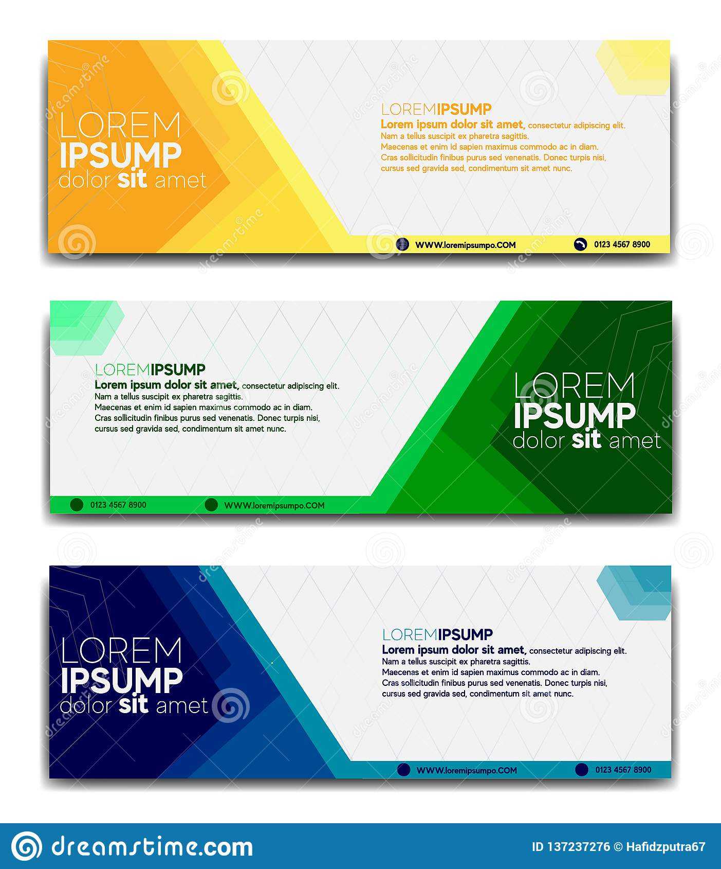 Promotional Banner Design Template 2019 Stock Vector In Website Banner Design Templates