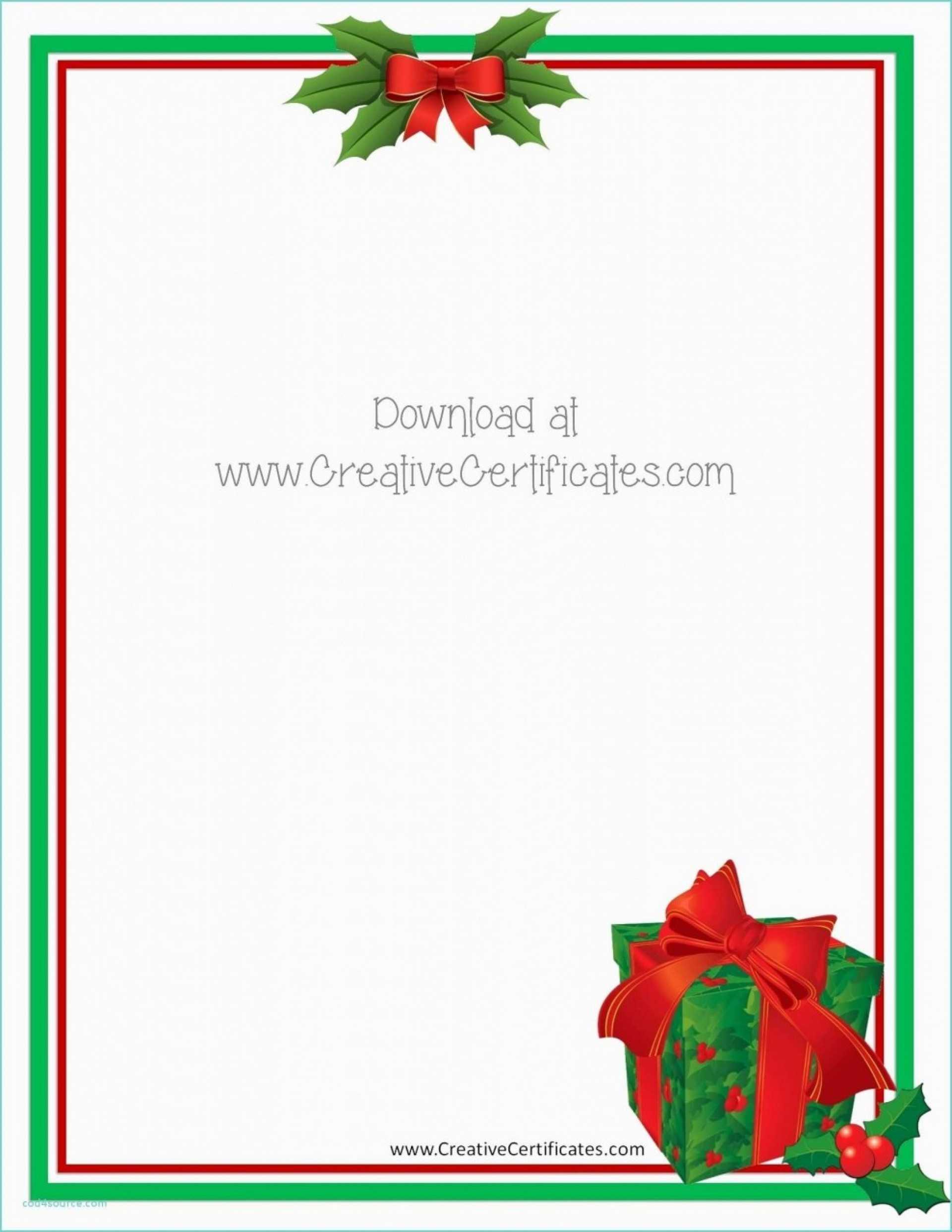 Rare Ms Word Christmas Templates Template Ideas Free Throughout Christmas Border Word Template