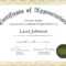 Recognition Certificate Templates – Horizonconsulting.co Within Professional Certificate Templates For Word