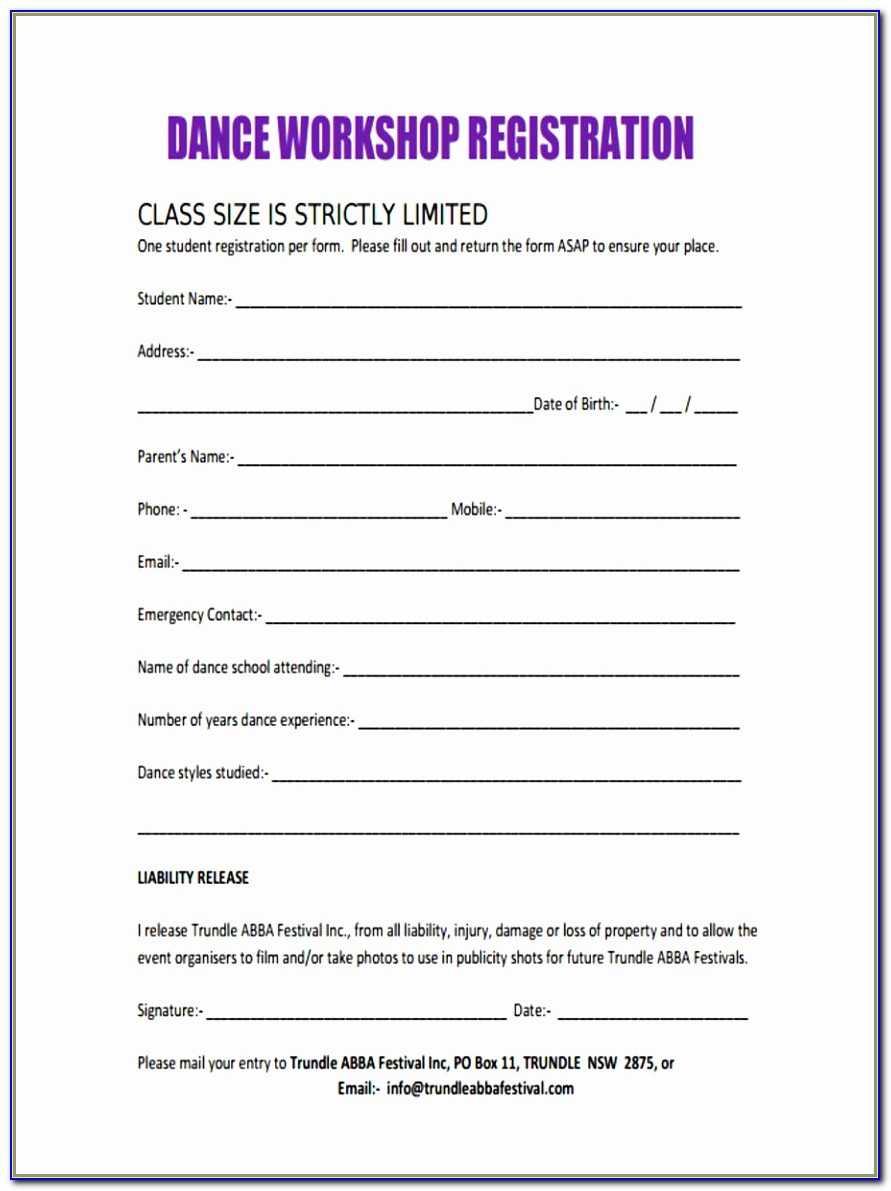 Registration Form Template Free Download Css – Form : Resume For School Registration Form Template Word