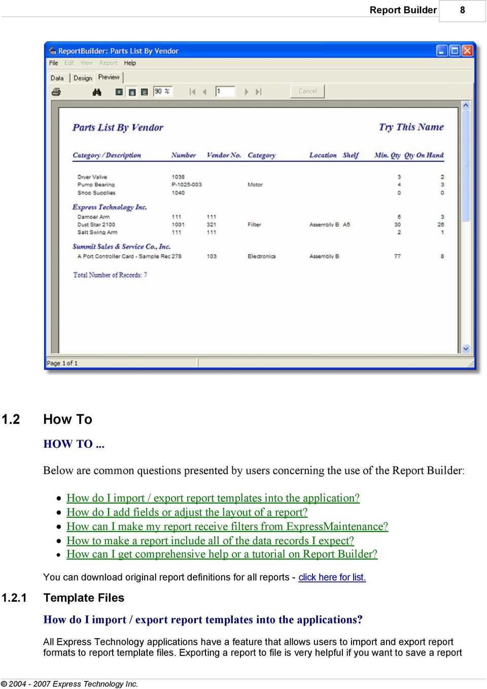 Report Builder User's Guide – Pdf Free Download Pertaining To Report Builder Templates