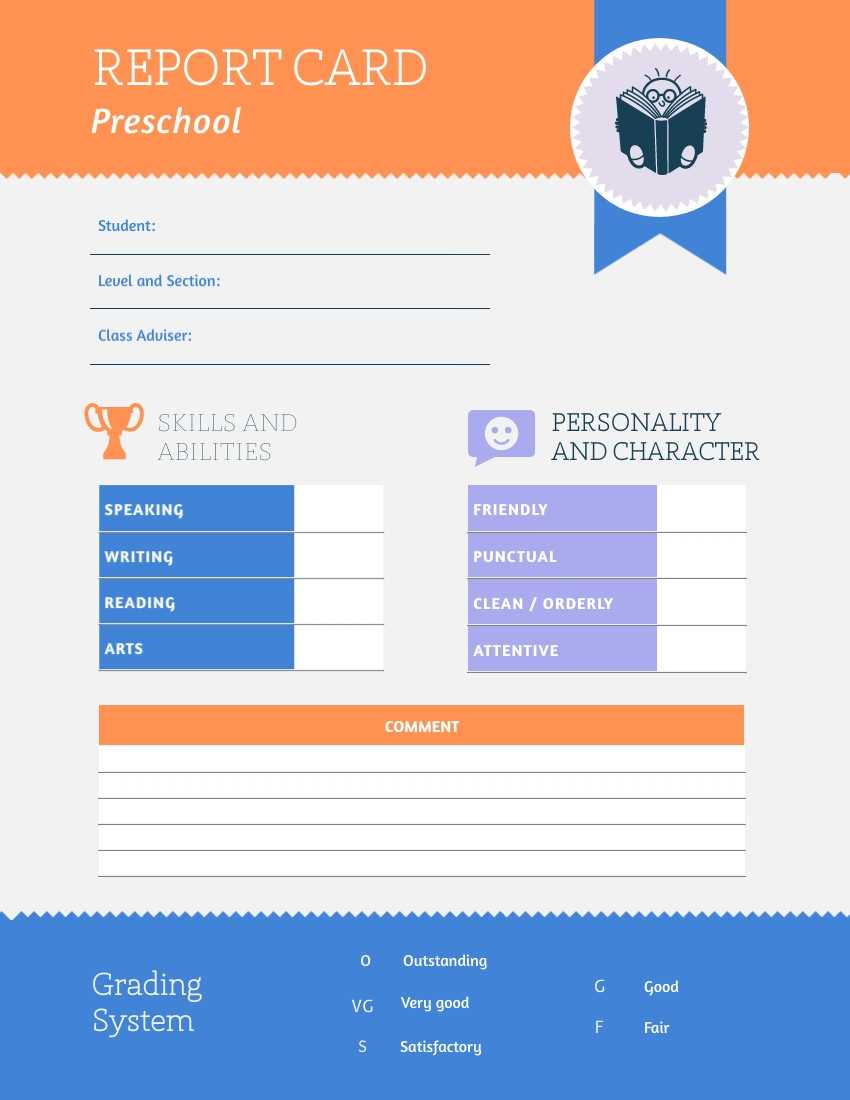 Report Card Template Convert Classic And List Free Editable Within Report Card Format Template