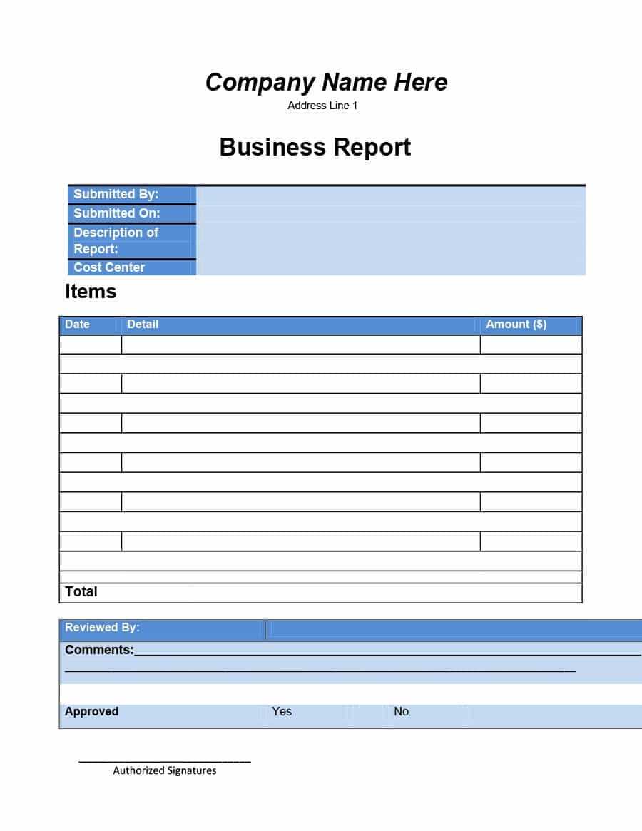 Report Examples Reporting Business Requirements T Example With Test Closure Report Template