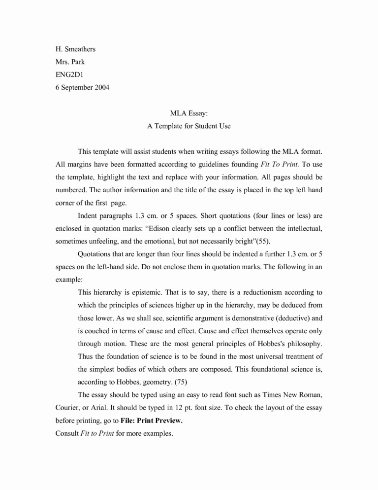 Scientific Paper Template Word 2010