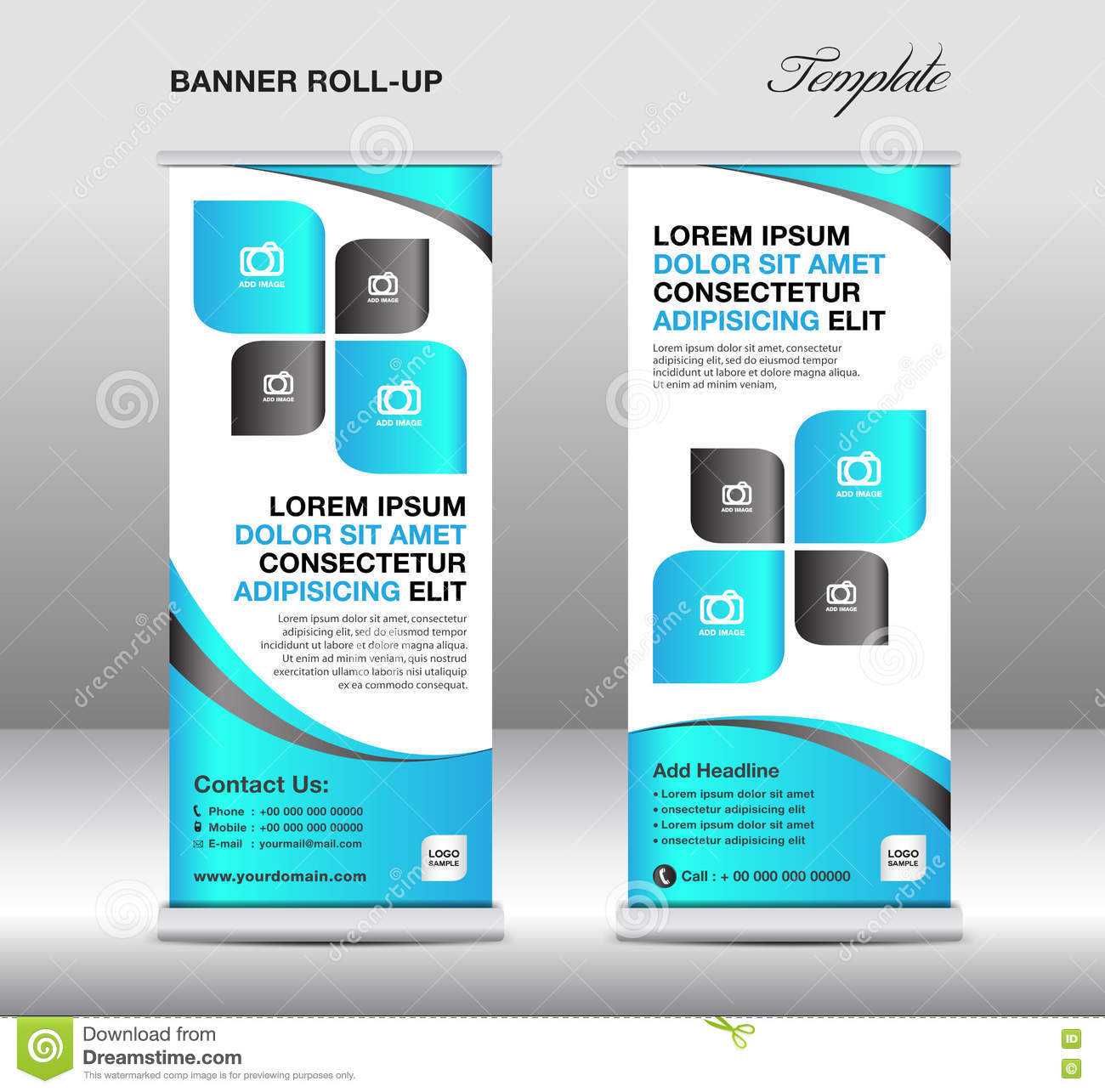Roll Up Banner Stand Template, Stand Design,banner Template With Regard To Banner Stand Design Templates