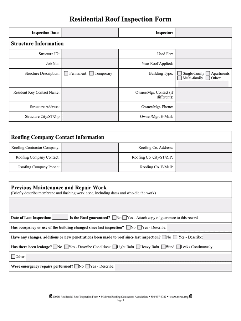 Roof Inspection Report Template – Fill Online, Printable Intended For Roof Inspection Report Template