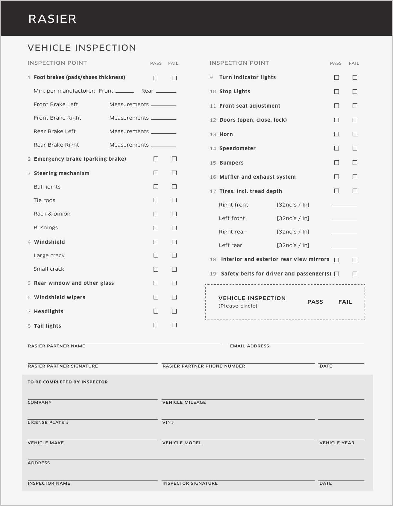 Roof Inspection Report Template Word – Templates : Best Within Vehicle Checklist Template Word