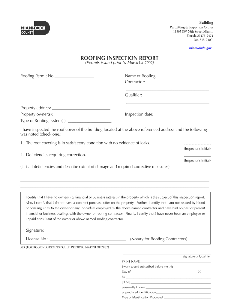 Roofing Inspection Report - Fill Online, Printable, Fillable Regarding Roof Inspection Report Template