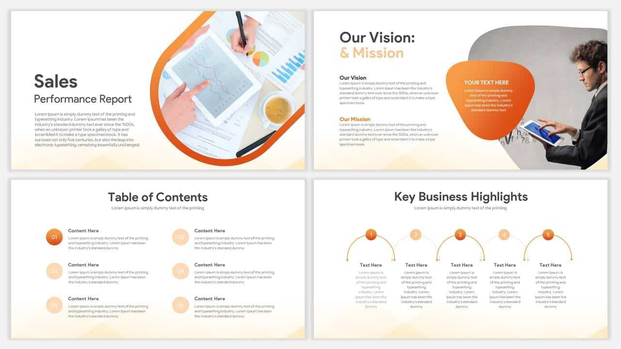 Sales Report Template For Powerpoint Presentations | Slidebazaar For Sales Report Template Powerpoint