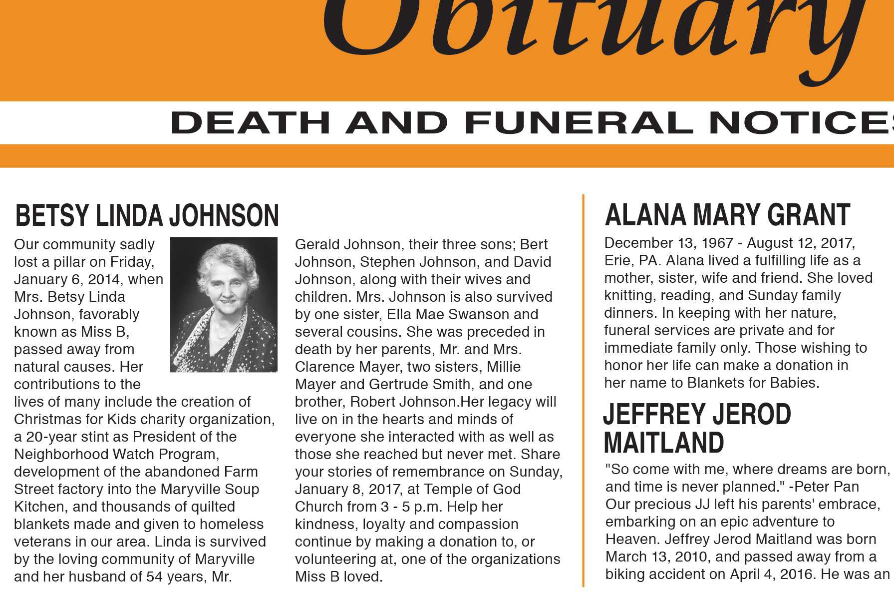 Sample Obituary Formats | Lovetoknow With Regard To Obituary Template Word Document