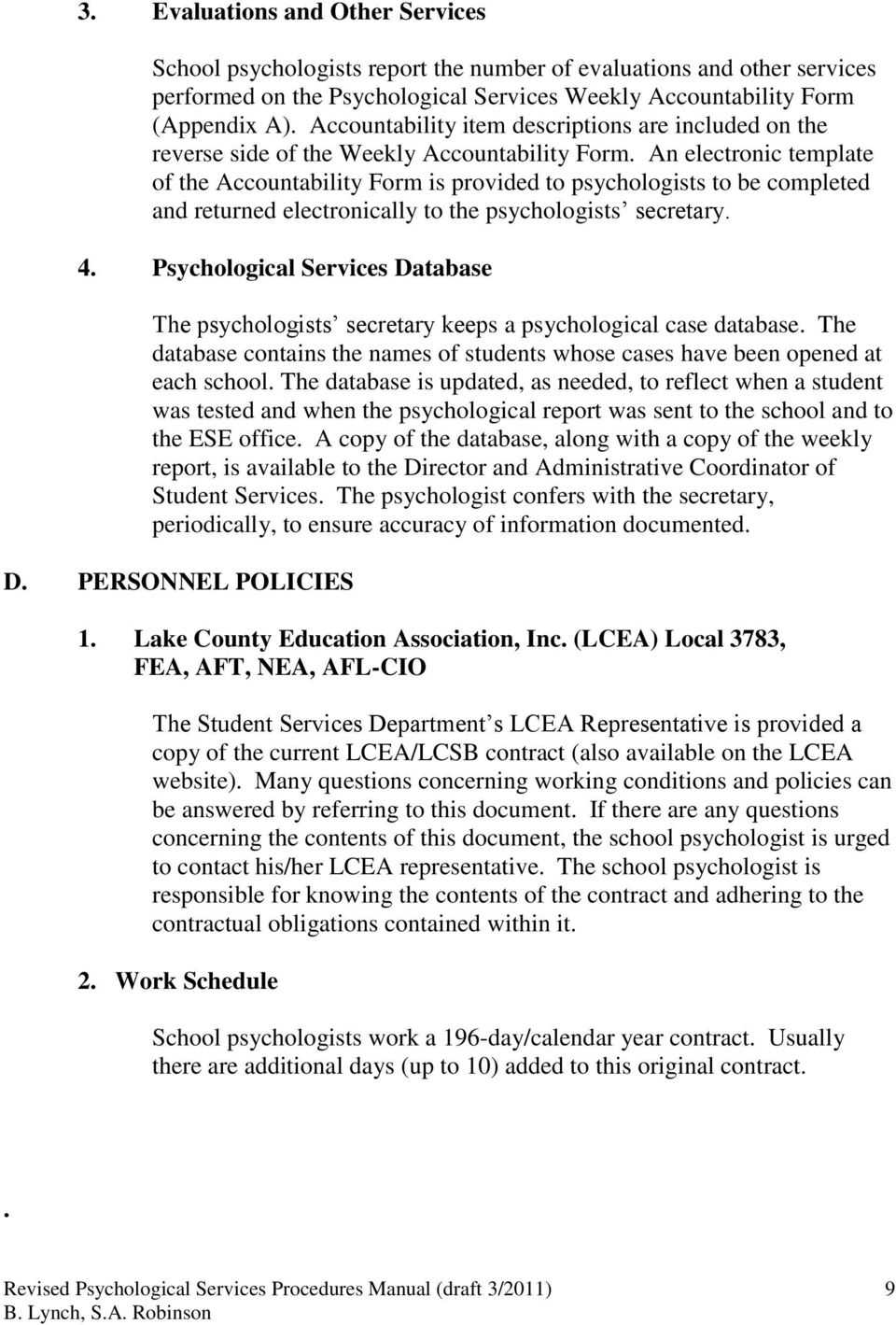 School Psychologist Handbook – Pdf Free Download Pertaining To School Psychologist Report Template