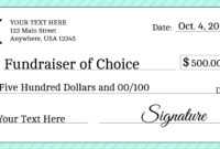 Signage 101 - Giant Check Uses And Templates | Signs Blog with regard to Customizable Blank Check Template