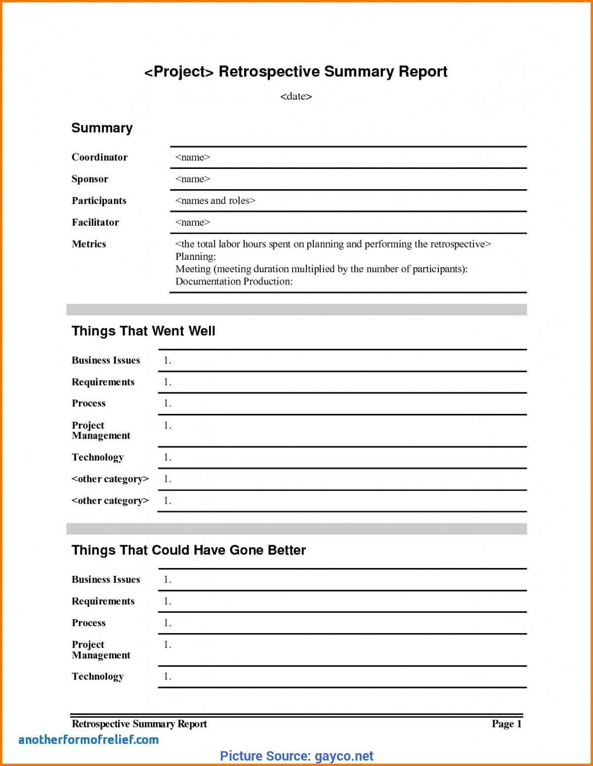 Simple Project Lessons Learnt Template Lessons Learnt Report With Lessons Learnt Report Template