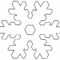Snowflake Template With 6 Points | Templates And Samples Pertaining To Blank Snowflake Template