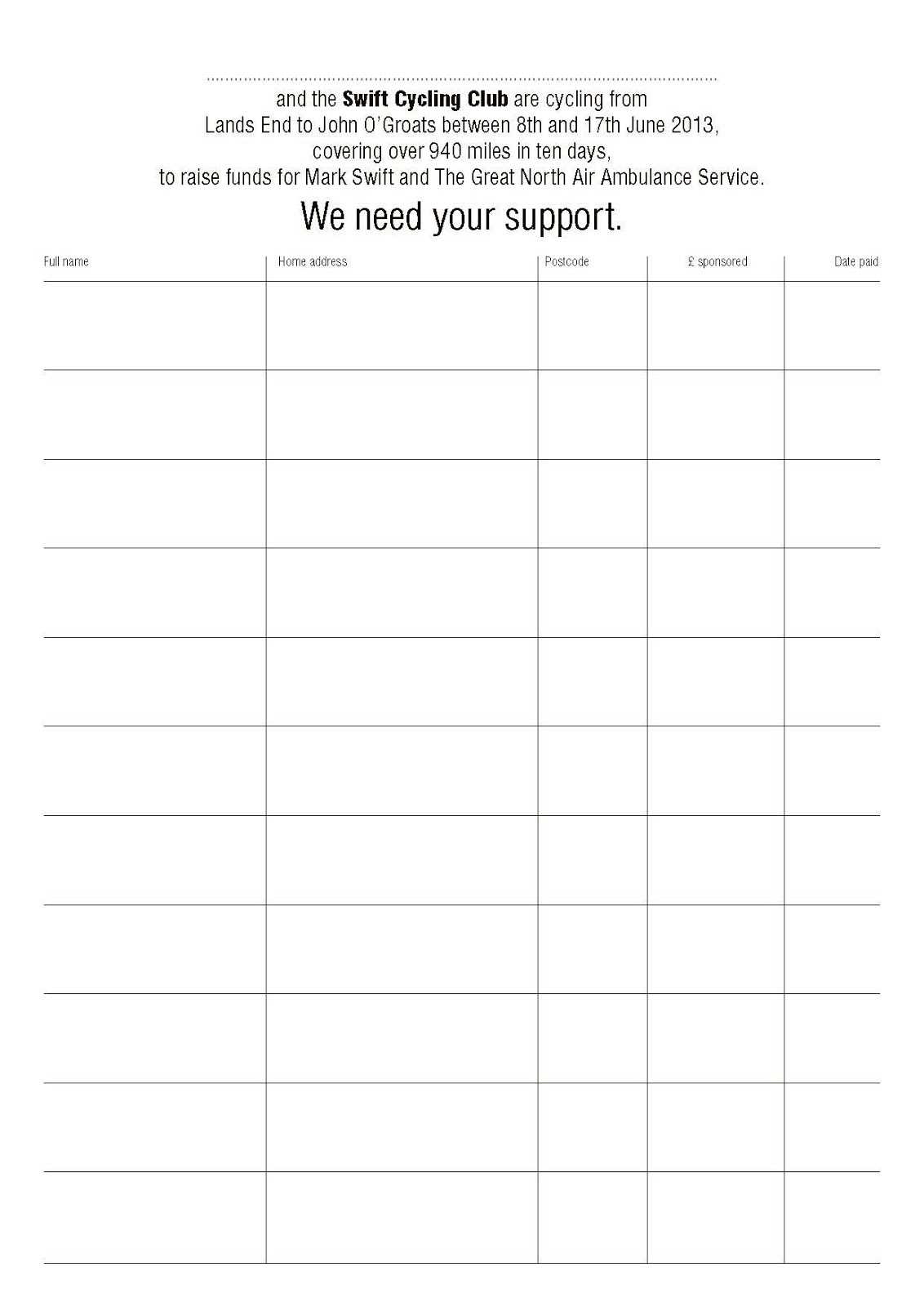 Sponsor Forms Template. Example Sponsor Form Basic Order With Regard To Blank Sponsorship Form Template