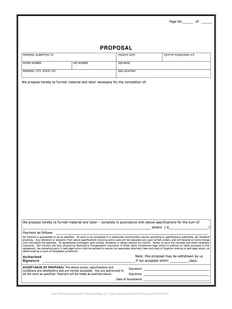 Sports Program Proposal Sample Pdf Intended For Free Construction Proposal Template Word
