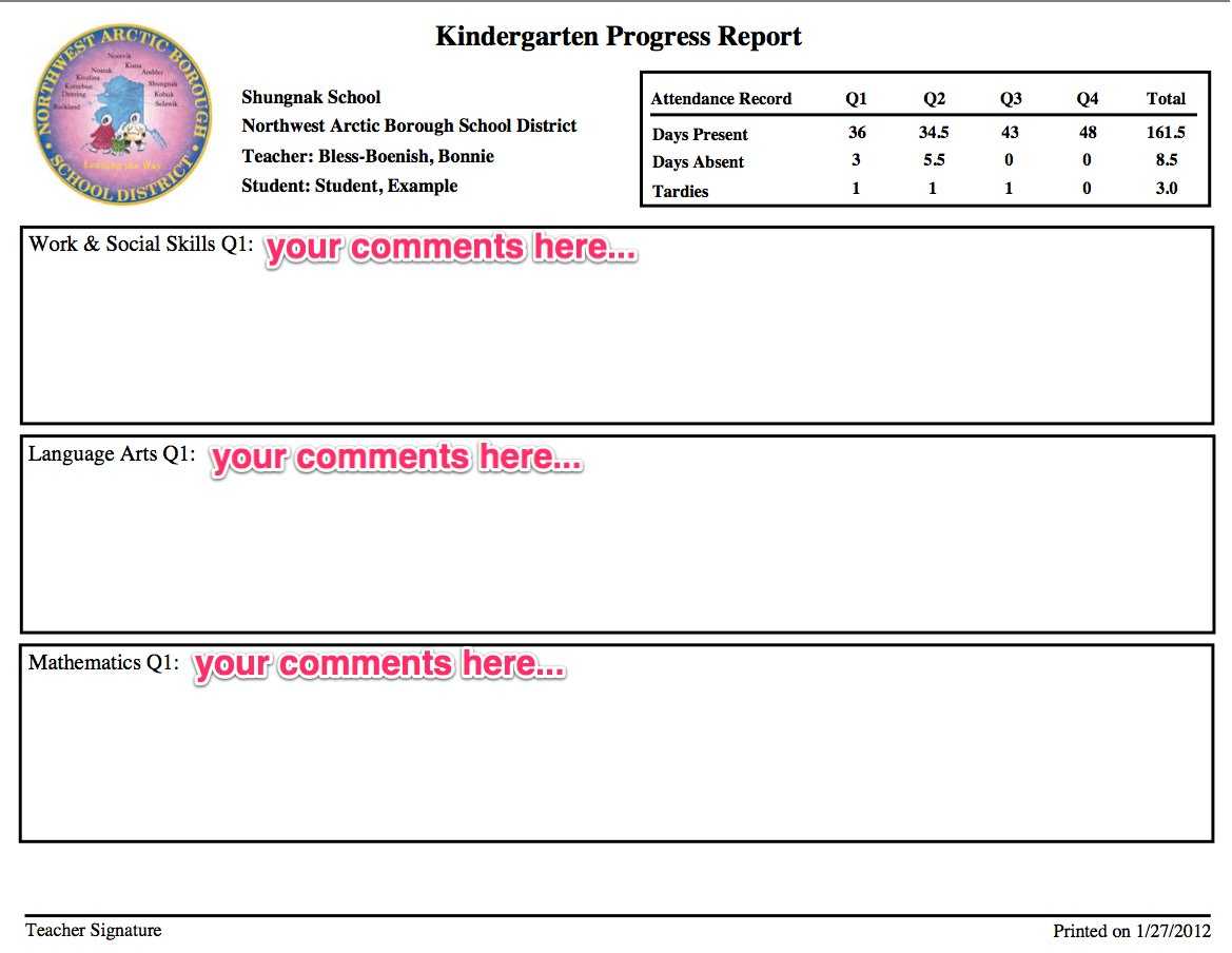 Teachers / Teacher Resources In Powerschool Reports Templates