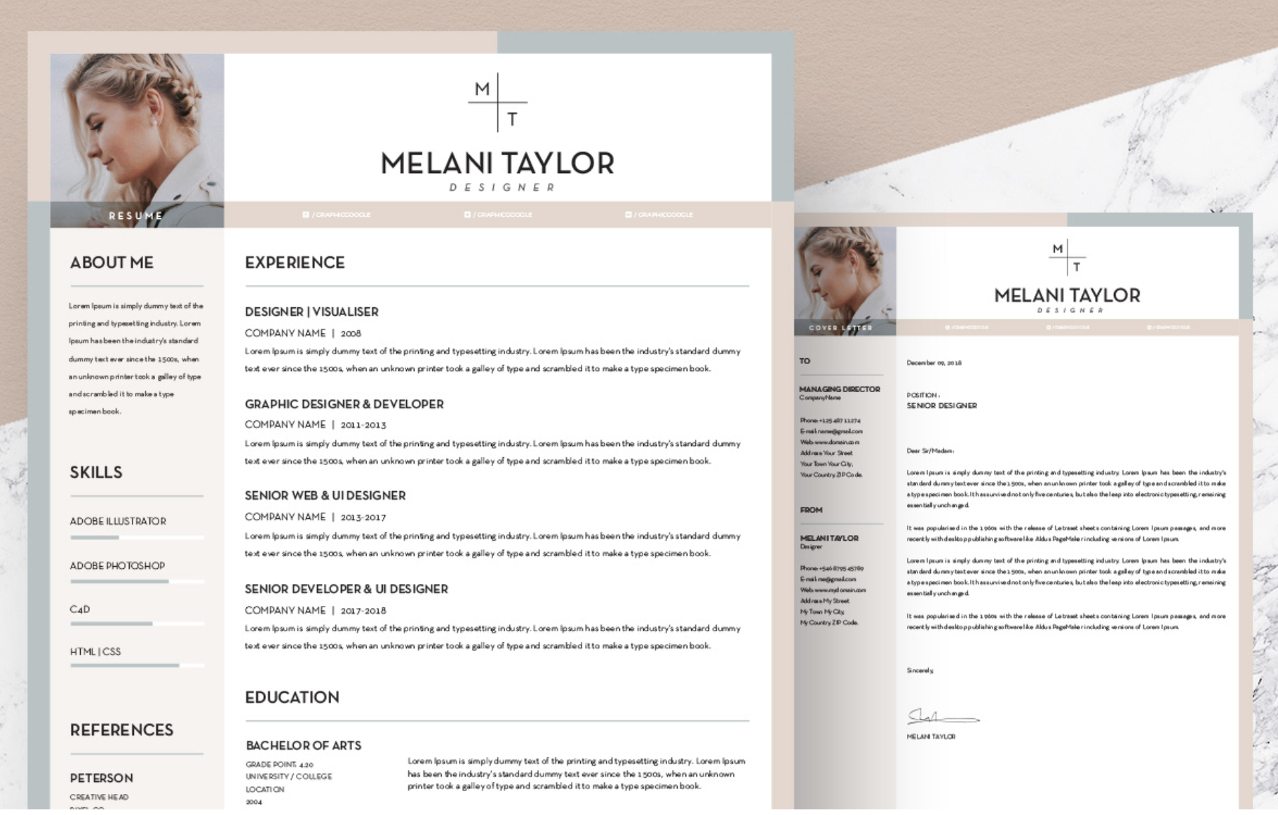 The Best Free Creative Resume Templates Of 2019 – Skillcrush With Regard To Free Resume Template Microsoft Word