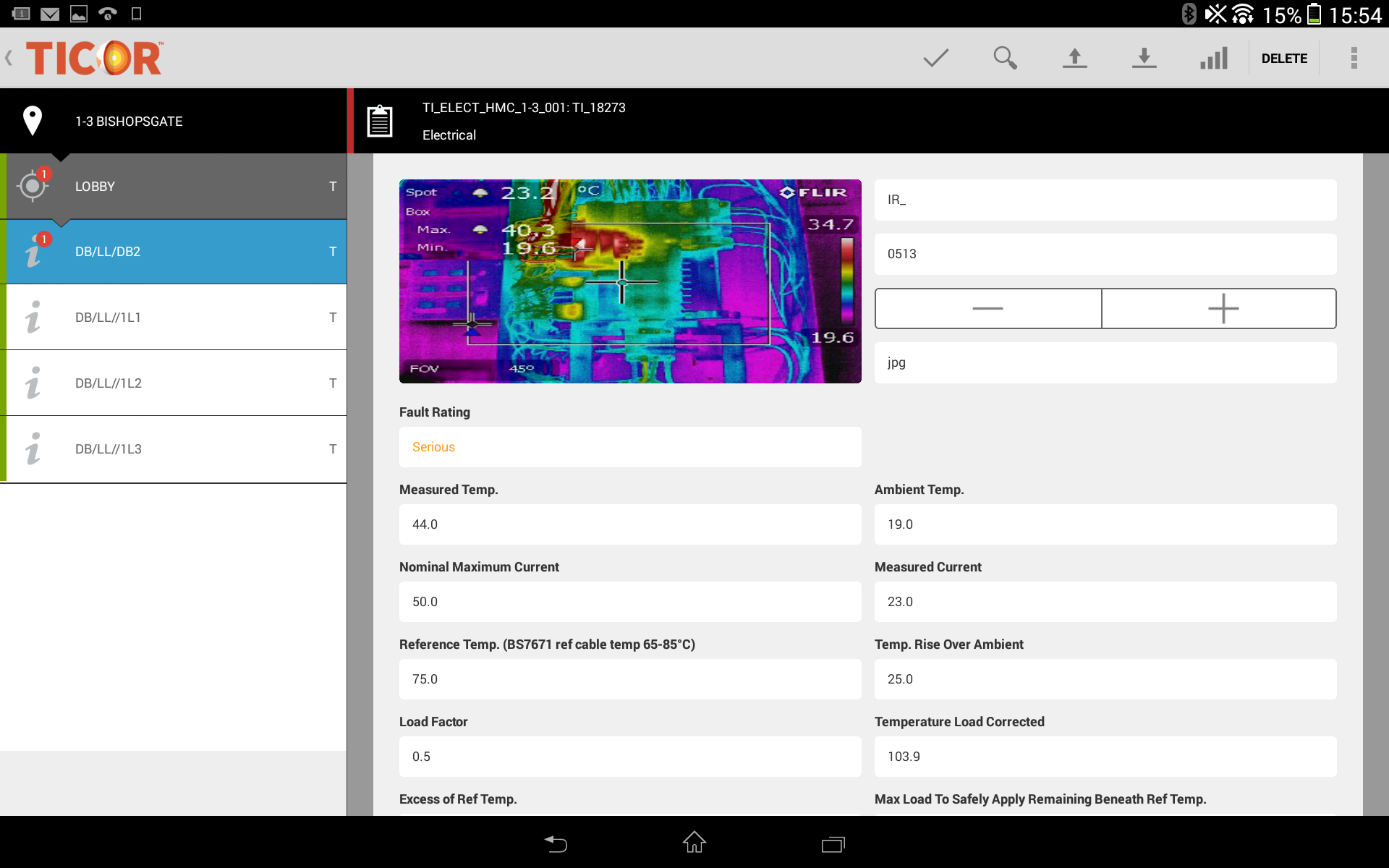 Thermal Imaging Software – Ticor Intended For Thermal Imaging Report Template