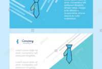 Tie Abstract Corporate Business Banner Template, Horizontal in Tie Banner Template