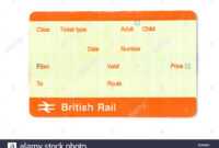 Train Ticket Blank Stock Photos &amp; Train Ticket Blank Stock for Blank Train Ticket Template