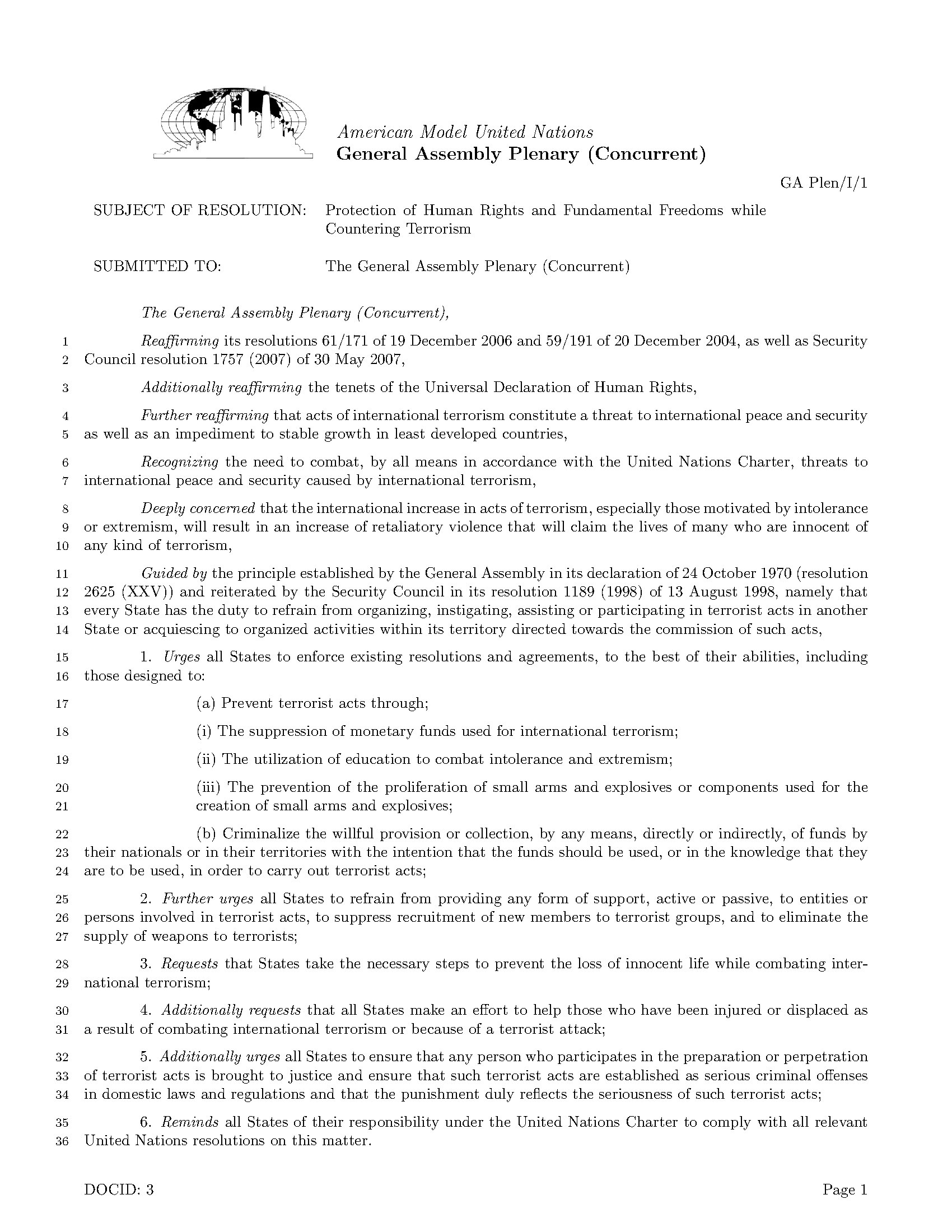 United Nations Documents – Amun With Regard To Rapporteur Report Template