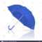 Vector 3D Realistic Render Blue Blank Umbrella Icon Closeup Regarding Blank Umbrella Template