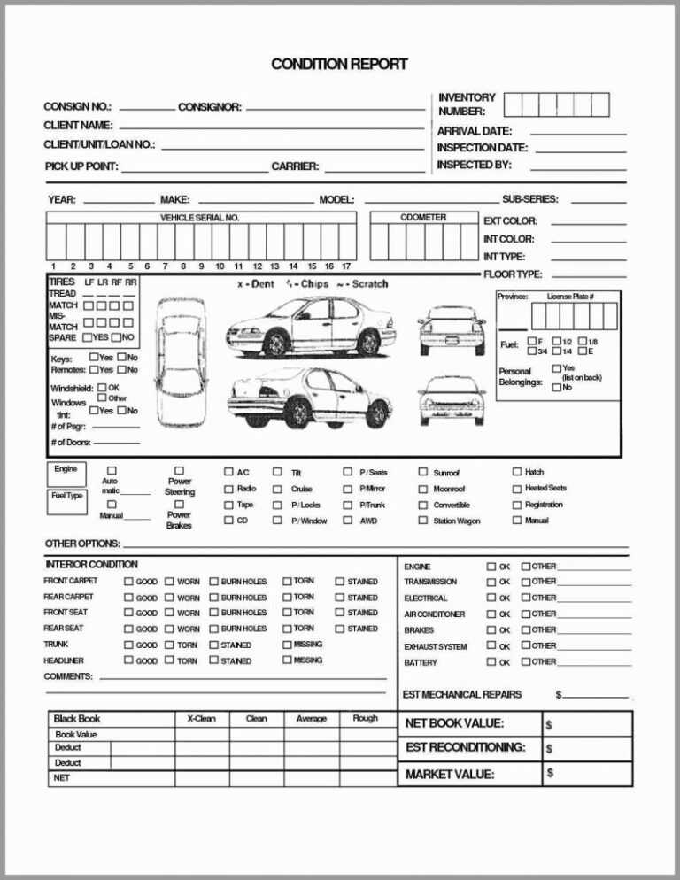 Part Inspection Report Template