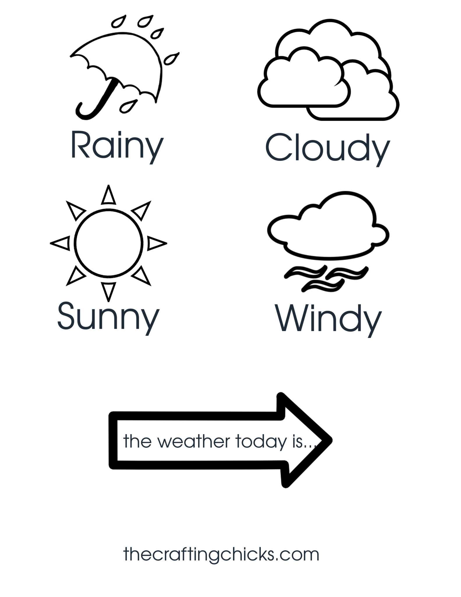 Kids Weather Report Template