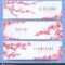 Wedding Banners Template With Spring Japan Sakura, Cherry For Wedding Banner Design Templates
