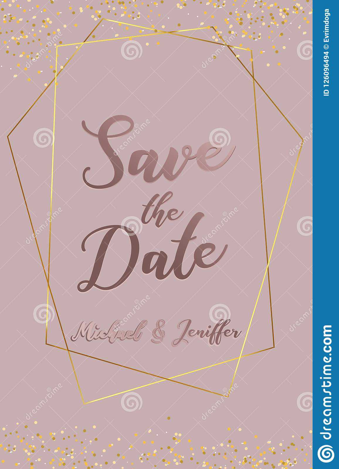 Wedding Invitation, Thank You Card, Save The Date Card Throughout Save The Date Banner Template