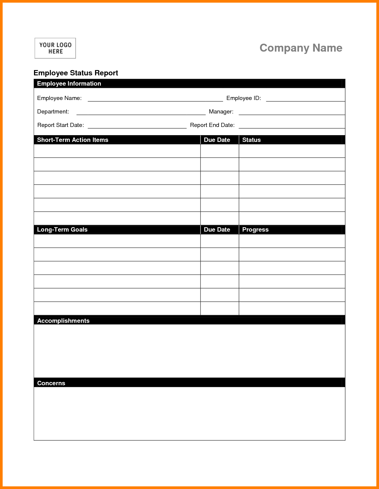 Weekly Status Report Sample Employee Template Venngage Ppt With Qa Weekly Status Report Template