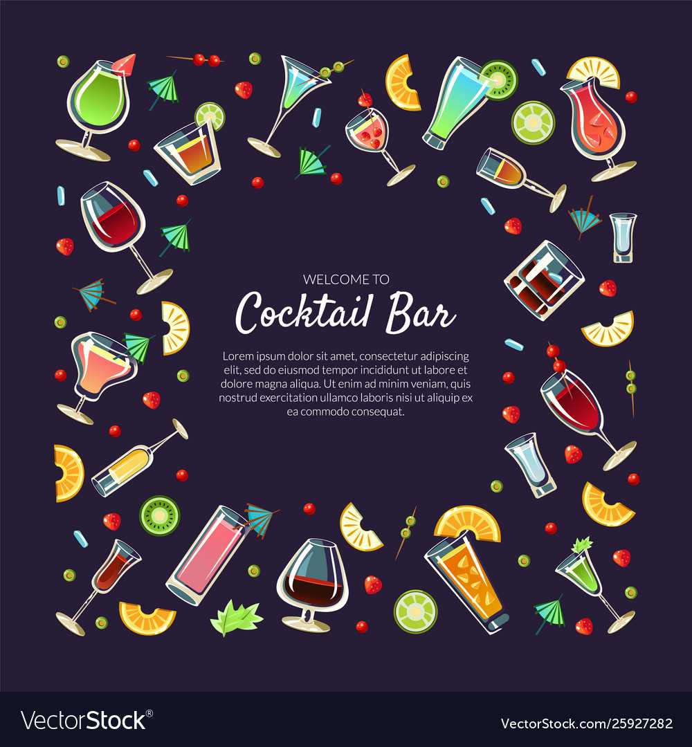 Welcome To Cocktail Bar Banner Template With Place Within Welcome Banner Template