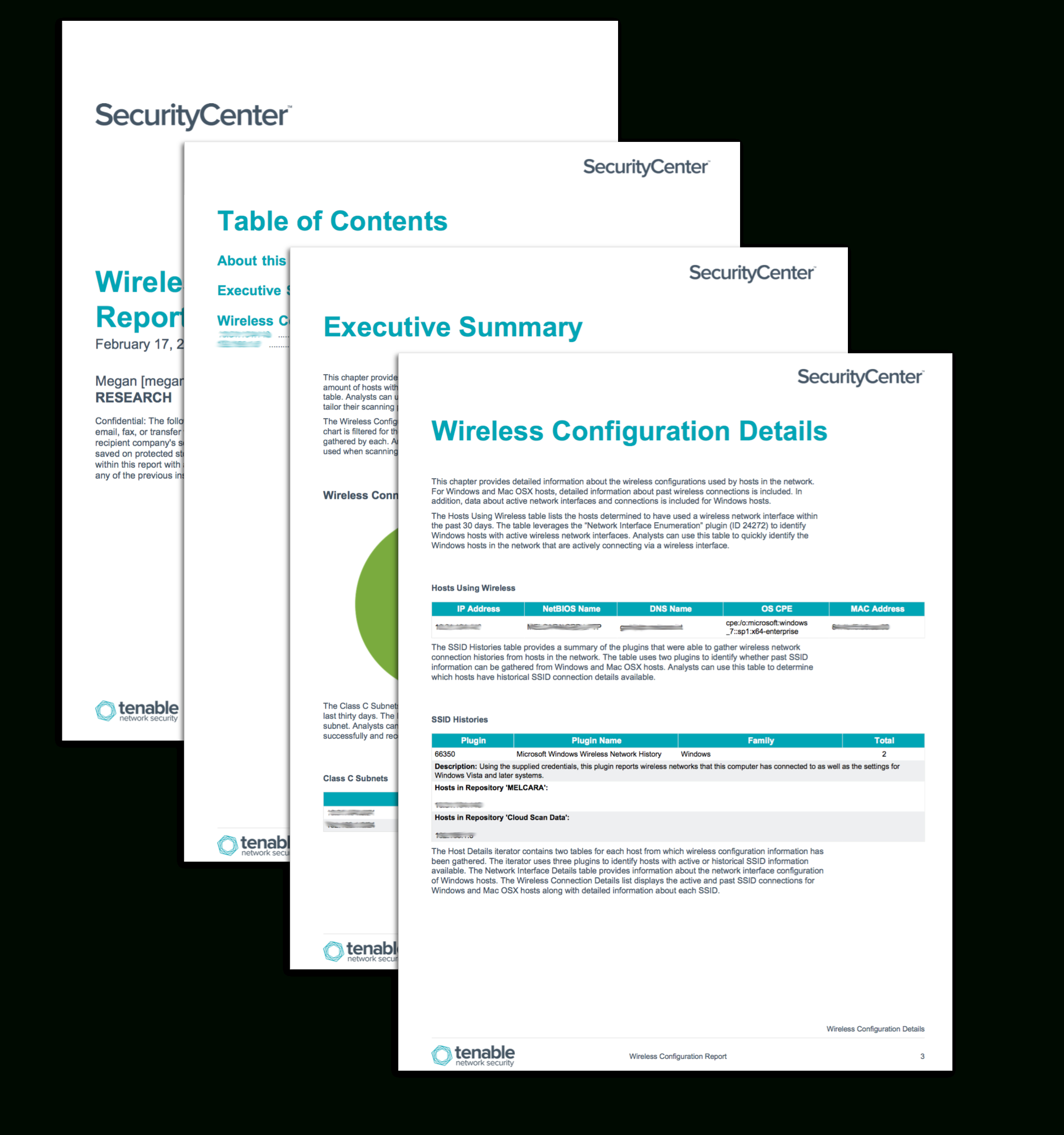 Wireless Configuration Report – Sc Report Template | Tenable® With It Support Report Template