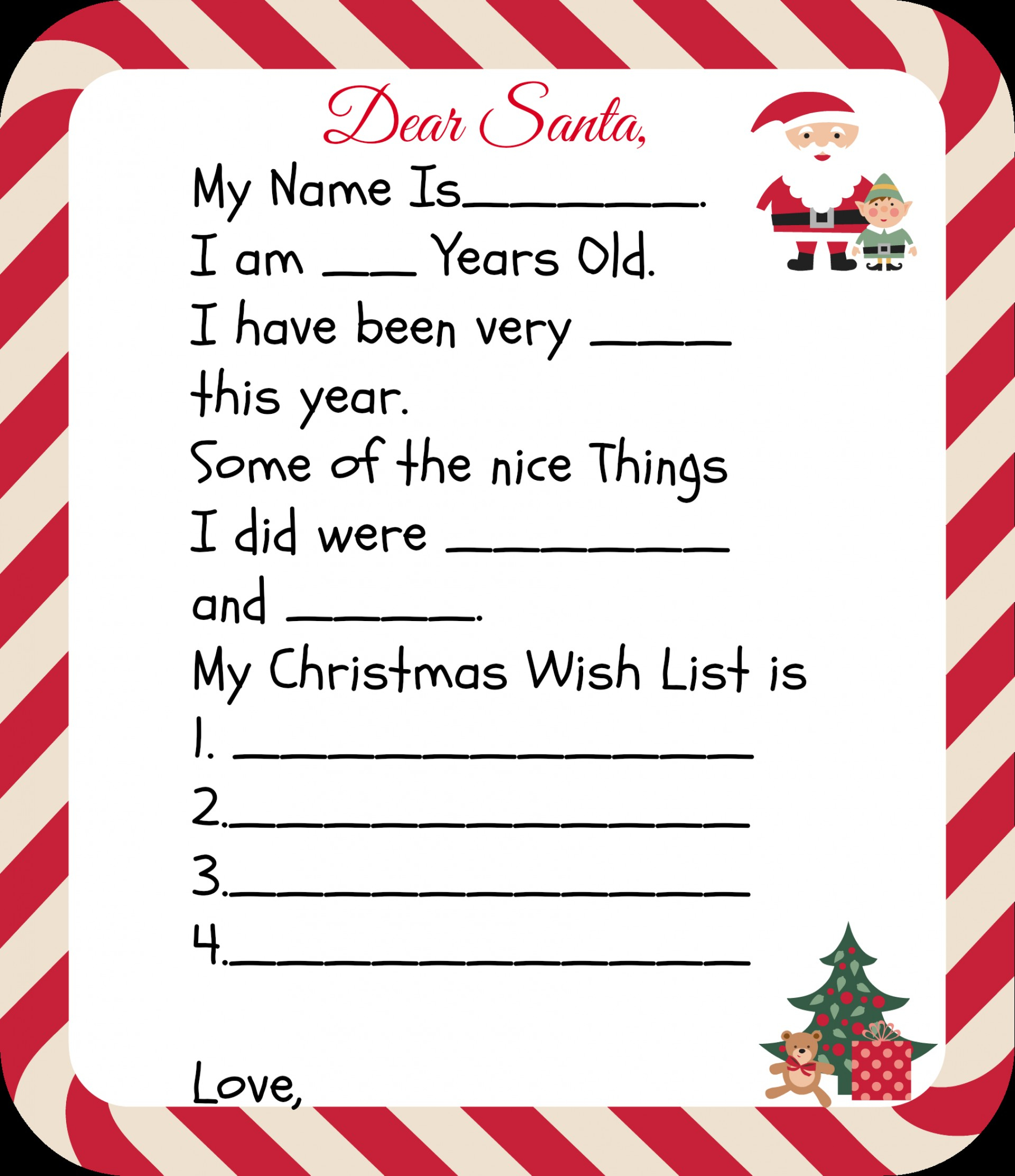 Word Christmas Letter Template Free – C Punkt For Santa Letter Template Word