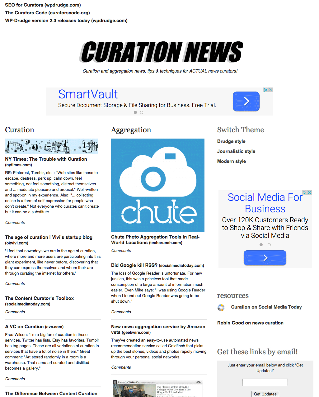 Wp Drudge Curation And Aggregation Theme Pertaining To Drudge Report Template